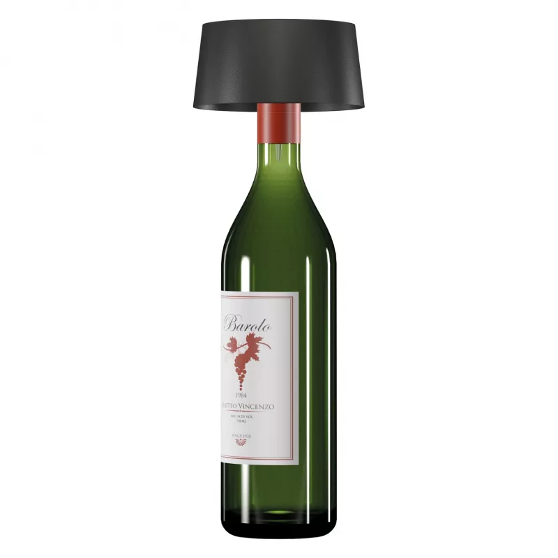 LED stalinė lempa RealPower TableLight 300 4W juoda, maitinama saulės energija