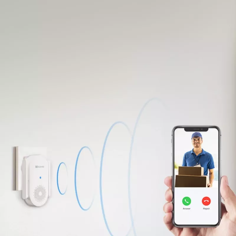 EZVIZ CH1 Smart Wi-Fi Chime for baterija-powered video doorbells