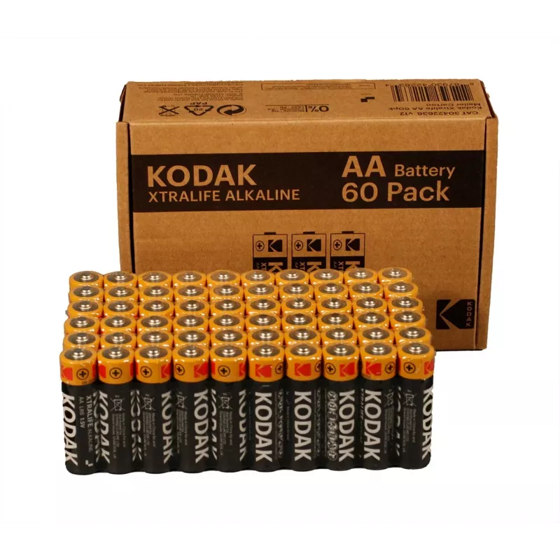 Kodak XTRALIFE šarminė AA baterija (60 vnt.)