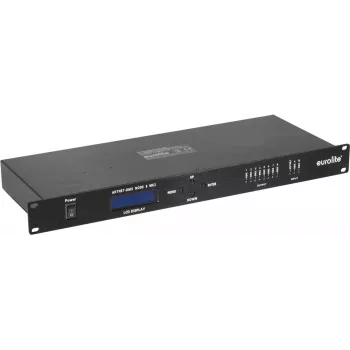 Apšvietimo tinklo mazgas EUROLITE Art-Net DMX 70064843 — 8 DMX išėjimai per Ethernet
