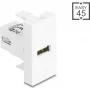USB 2.0 Type-A į Type-A kabelio adapteris, DELOCK 90908, ekranuotas, USB 2.0