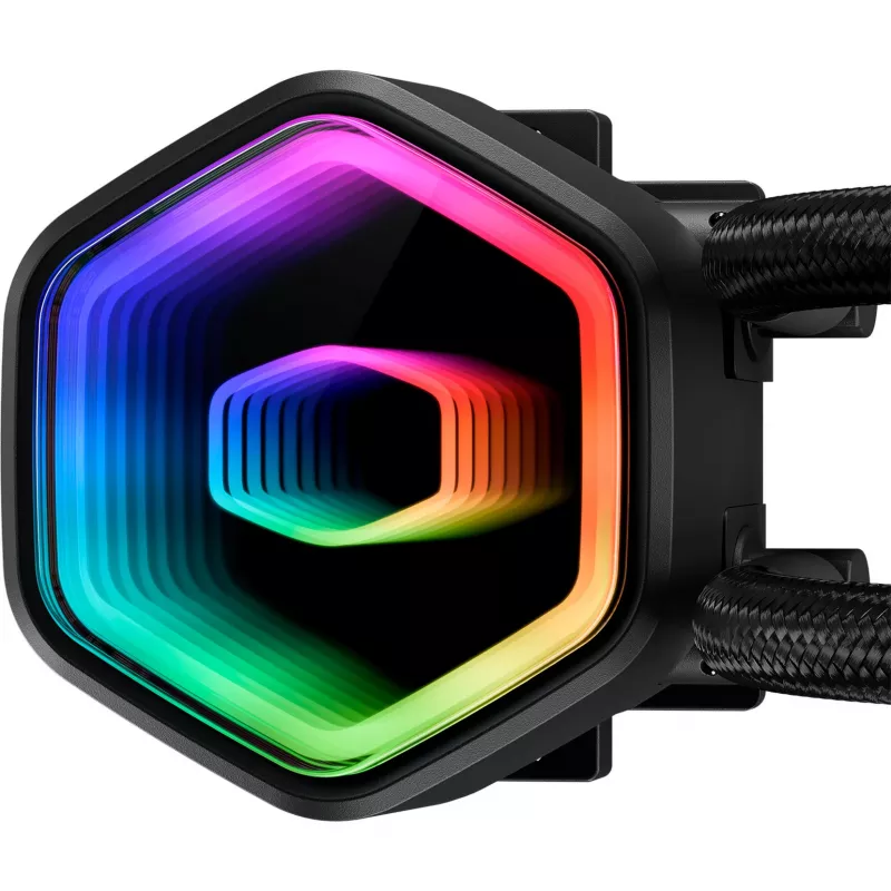 Skysčio aušinimo rinkinys Cooler Master MasterLiquid 360 Core II 12 cm Juoda