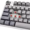 Ducky One 3 TKL klaviatūra, skirta žaidimams, USB, JAV anglų, sidabrinė