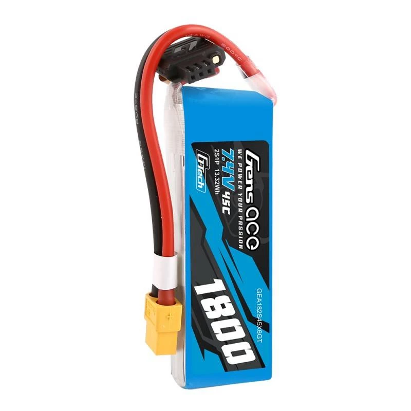 GensAce G-Tech LiPo 1800mAh 7,4V 45C 2S1P XT60 baterija