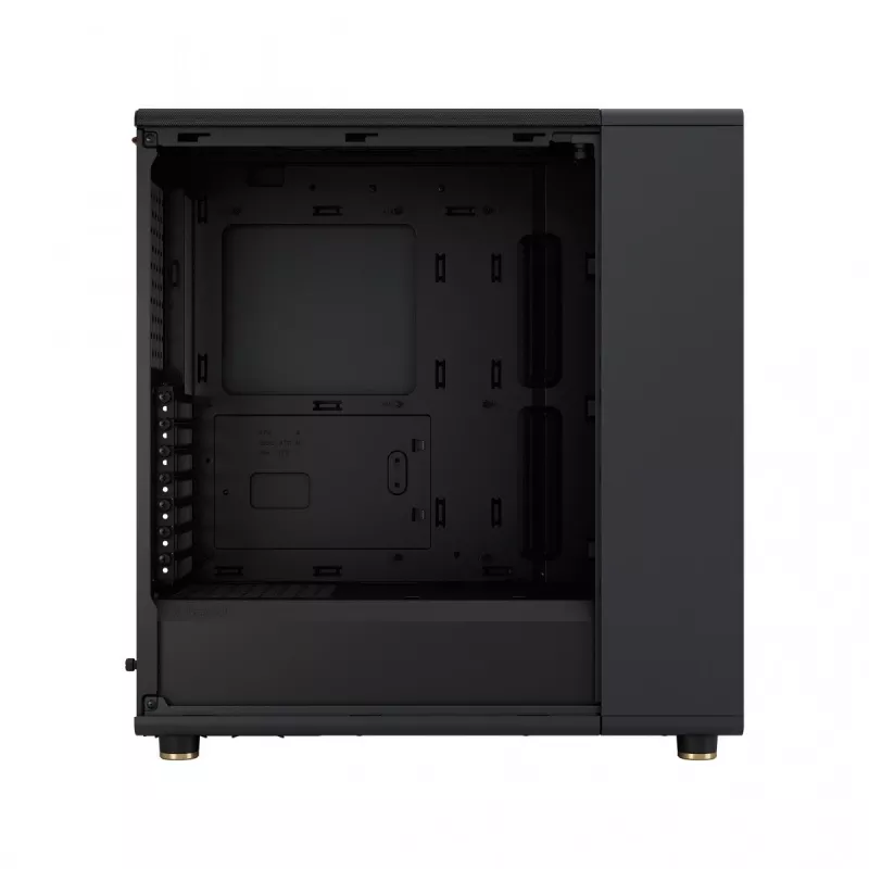 Fractal Design North Charcoal Juoda tinklinis vidutinio dydžio korpusas - juodas