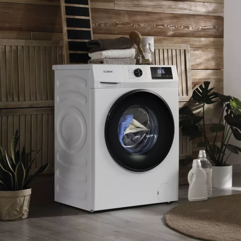 Priekinio įkrovimo skalbimo mašina BOMANN WA7175 — 7 kg, 1400 aps./min., A energijos klasė, balta