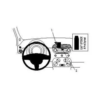 Brodit 854124 automobilinis laikiklis