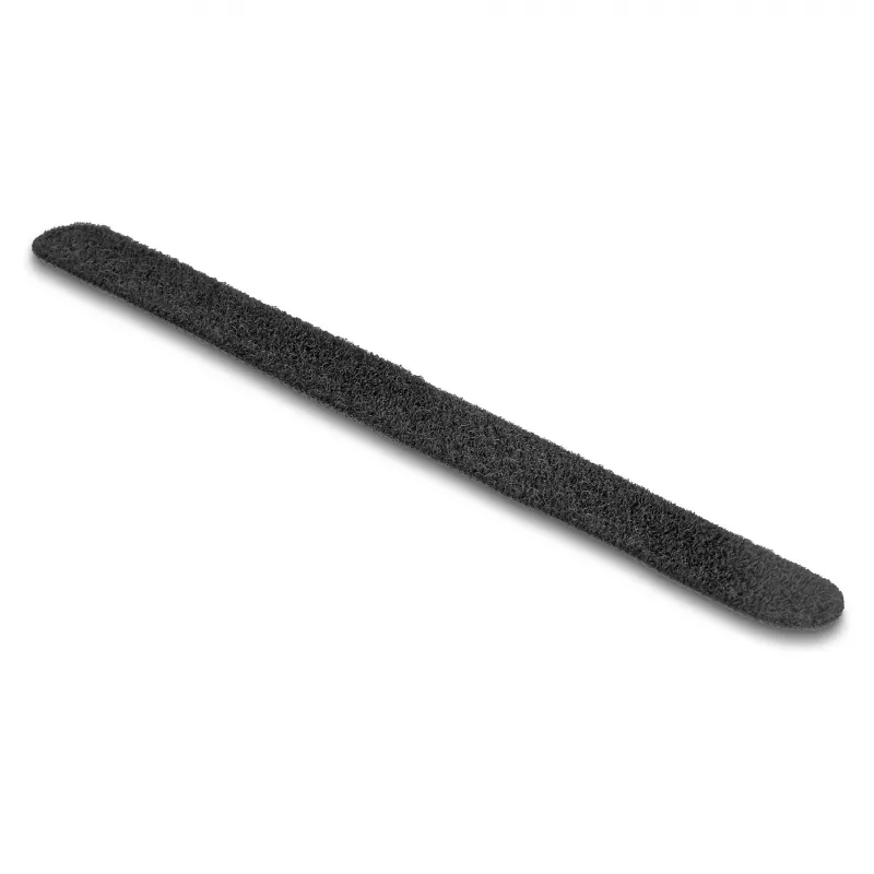 DeLOCK Hook-and-Loop juosta žiediniam skaitytuvui, juoda, 9 mm x 160 mm