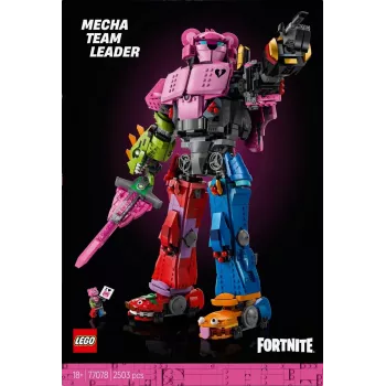 LEGO statybinių kaladėlių rinkinys Team Leader Mechs 77078 — Fortnite, 2503 dalys, 1 minifigūrėlė, 450 mm mecho aukštis