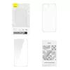 Apsauginis dėklas Baseus Crystal Series, skirtas iPhone 14 Plus, su grūdinto stiklo nugarėle