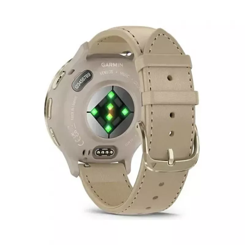 Garmin Venu 3S 41mm, prancūziška pilka / švelnus auksas