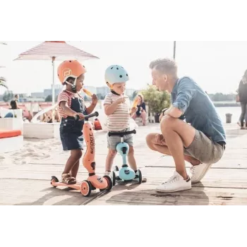 Triratukas paspirtukas Scoot & Ride Highwaykick 1 Kids Peach 2,8 kg