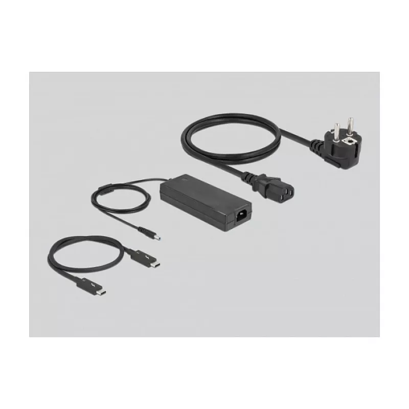 Dokų stotelė DeLOCK Thunderbolt 3 8K Dual DisplayPort USB LAN SD Audio PD 3.0