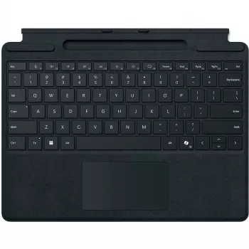 Microsoft Surface Pro klaviatūra QWERTZ Vokiška Juoda Jutiklinė dalis