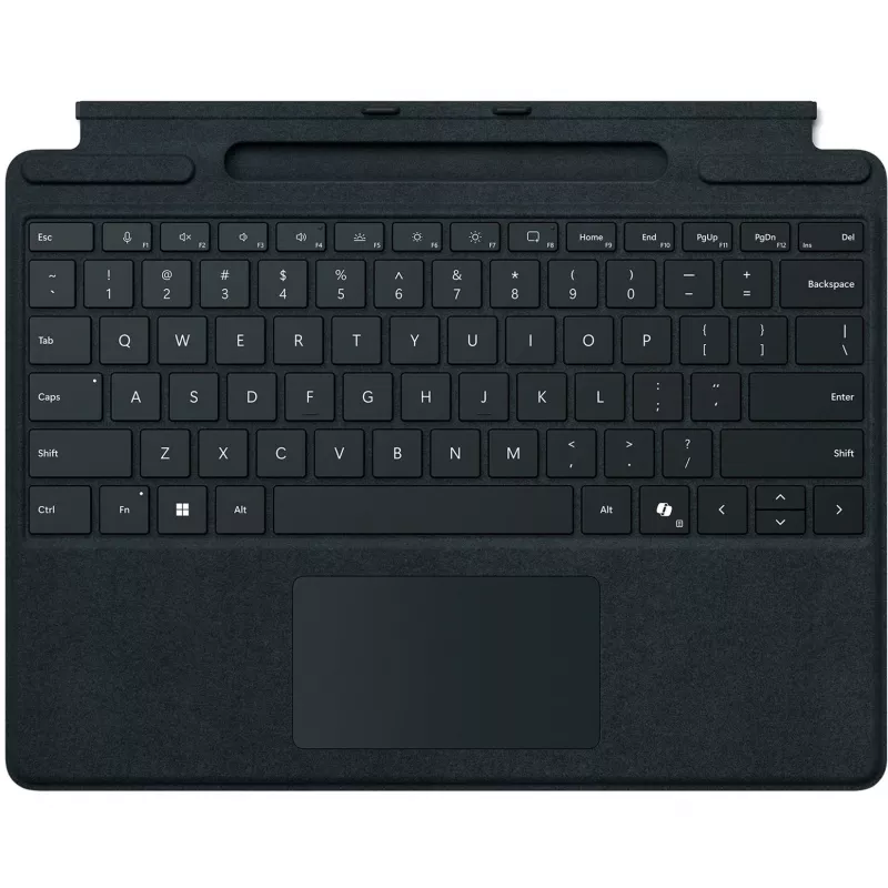 Microsoft Surface Pro klaviatūra QWERTZ Vokiška Juoda Jutiklinė dalis