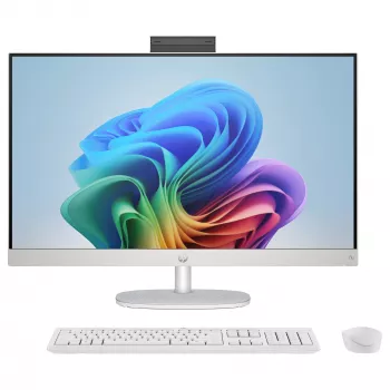 HP „viskas viename“ kompiuteris (pilnas sprendimas) 27-ct2073ng AMD Ryzen AI 7-350 512 GB SSD 16 GB baltas (27-ct2073ng)