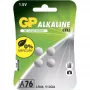 GP šarminė sagos tipo baterija 76A/LR44/V13GA 1,5V 4 vnt. lizdinė pakuotė