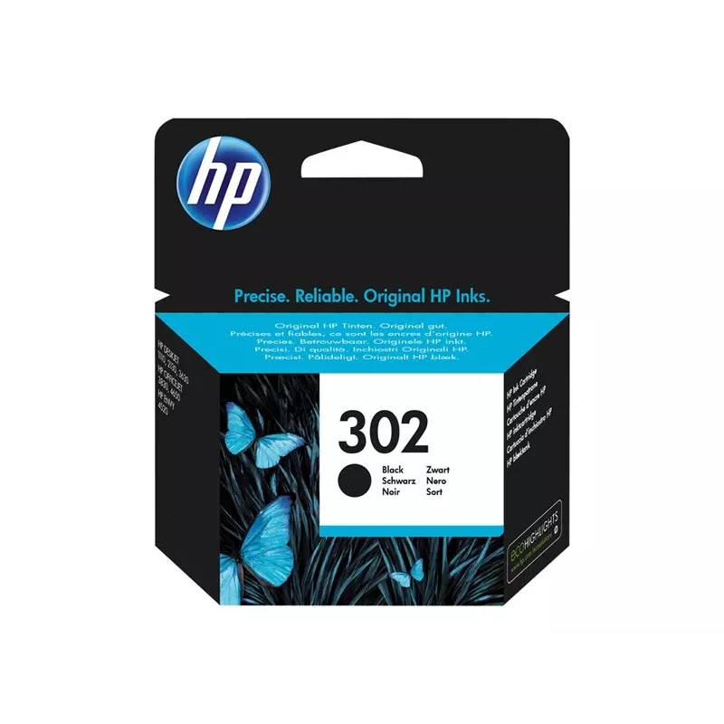 HP 302 Originali juoda rašalo kasetė