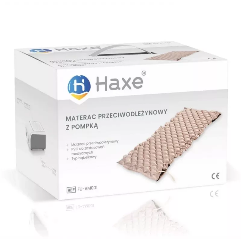 Praguloms gydyti skirtas čiužinys Haxe FU-AM0001 viengubas PVC, įprastas 2000×900×70 mm, 130 kamerų, elektrinis siurblys
