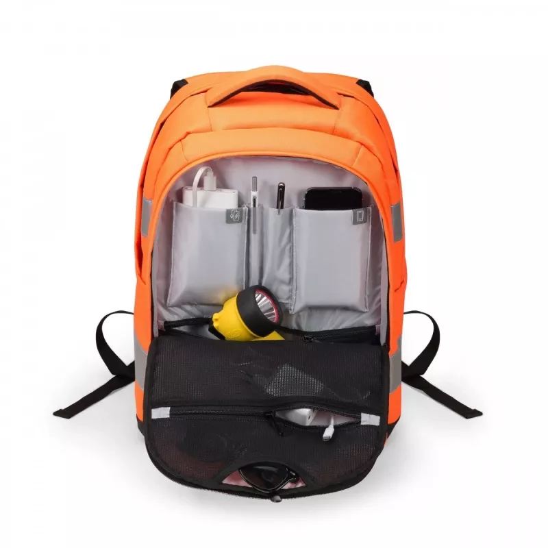 Nešiojamojo kompiuterio 15,6 col. kuprinė Hi-VIS 25 l oranžinė