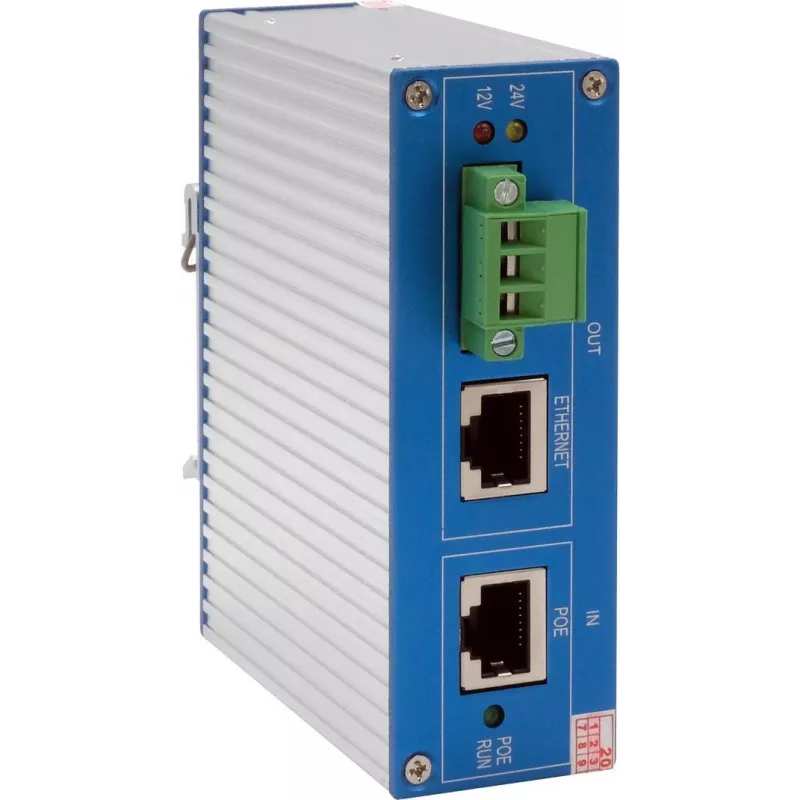 Ethernet PoE++ atskyriklis Exsys EX-60321, 10/100/1000 Mbps, išėjimas 24 V DC 2 A