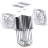CPU aušintuvas Jonsbo CR-3000E Dual-Tower ARGB White, dviejų bokštų oro aušintuvas su ARGB apšvietimu