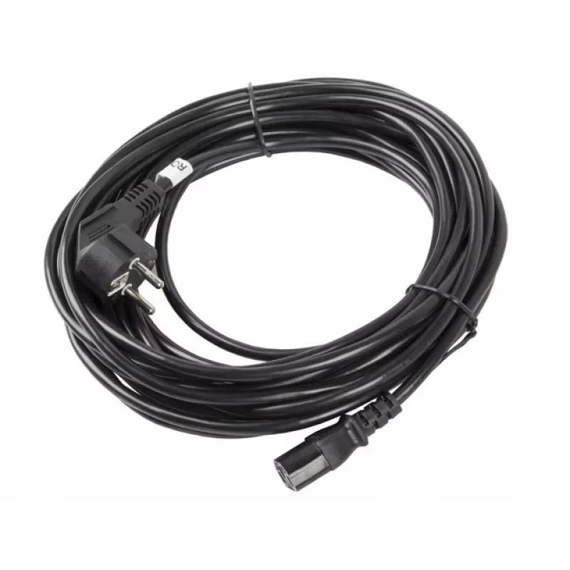 Lanberg CA-C13C-11CC-0100-BK maitinimo kabelis Juodas 10 m C13 jungtis CEE7/7