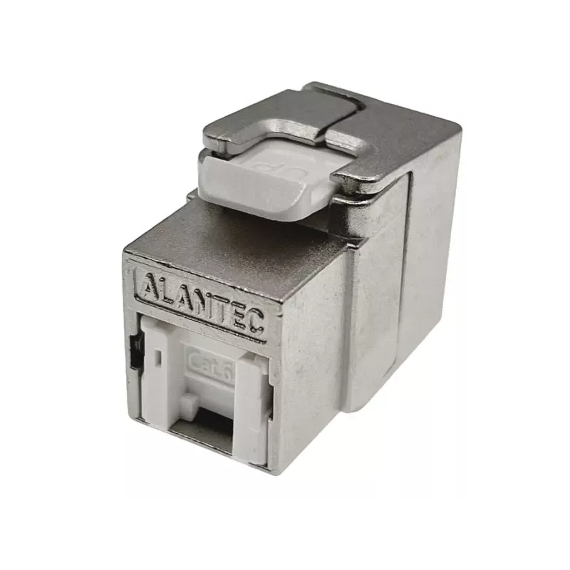 Alantec MB004-1 RJ45 berankis STP cat.6 PoE+ keystone modulis ALANTEC Plus – patobulinta perdavimo charakteristika
