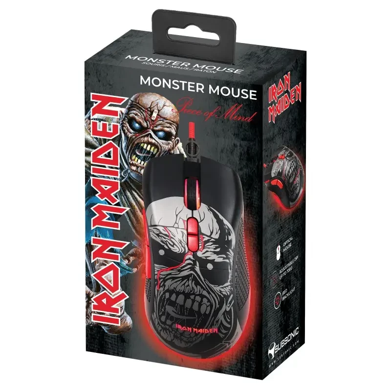 „Subsonic Iron Maiden Piece Of Mind“ USB žaidimų pelė
