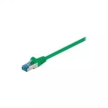 Wentronic Goobay CAT 6a komutacinis kabelis, S/FTP (PiMF), žalias, 5 m - LSZH be halogenų, varis (93816)