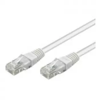 Wentronic Goobay CAT 6 kabelis, U/UTP, baltas, 10 m - CCA vario mišinys (68634)