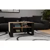 Top e shop STOLIK KAWOWY ŁAWA MODERN 4P plonas Dąb Artisan / Juoda frezy