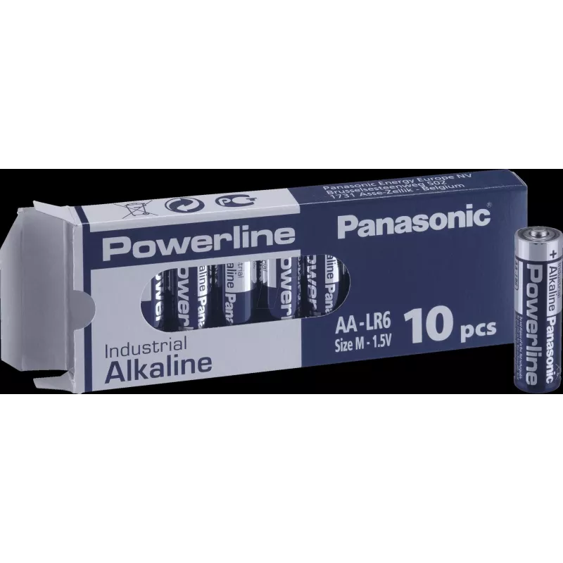 PANASONIC AAA 10 - Šarminė baterija, AAA (mikro), 10 vnt. pakuotė (LR03AD/10BB)