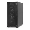 PC korpusas IBOX LUPUS 27 Midi Tower ATX, grūdintas stiklas, RGB, 455×200×380 mm, palaiko ATX, GPU iki 32 cm