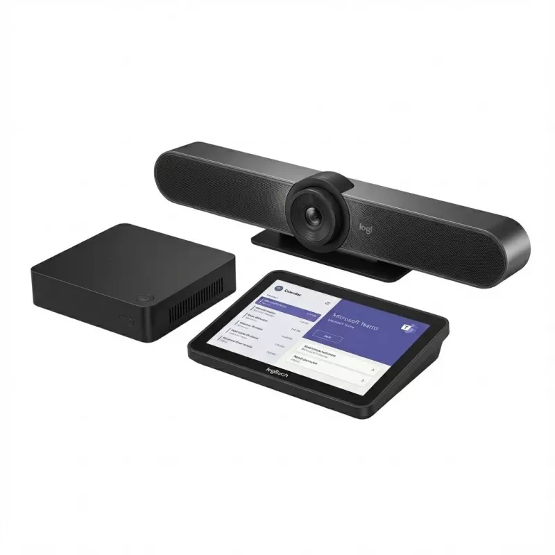 LOGITECH Tap Controller laidinis su Cat5e rinkiniu + LENOVO ThinkSmart Core L Intel Core Ultra 5 135H + MeetUp 2 4K vaizdo konferencijų kamera rinkinys
