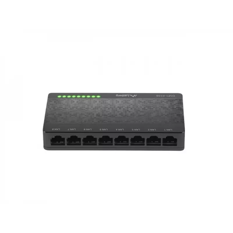 LANBERG DSP1-0108 Lanberg Switch DSP1-0108 8 prievadų 100 MB/s darbalaukio