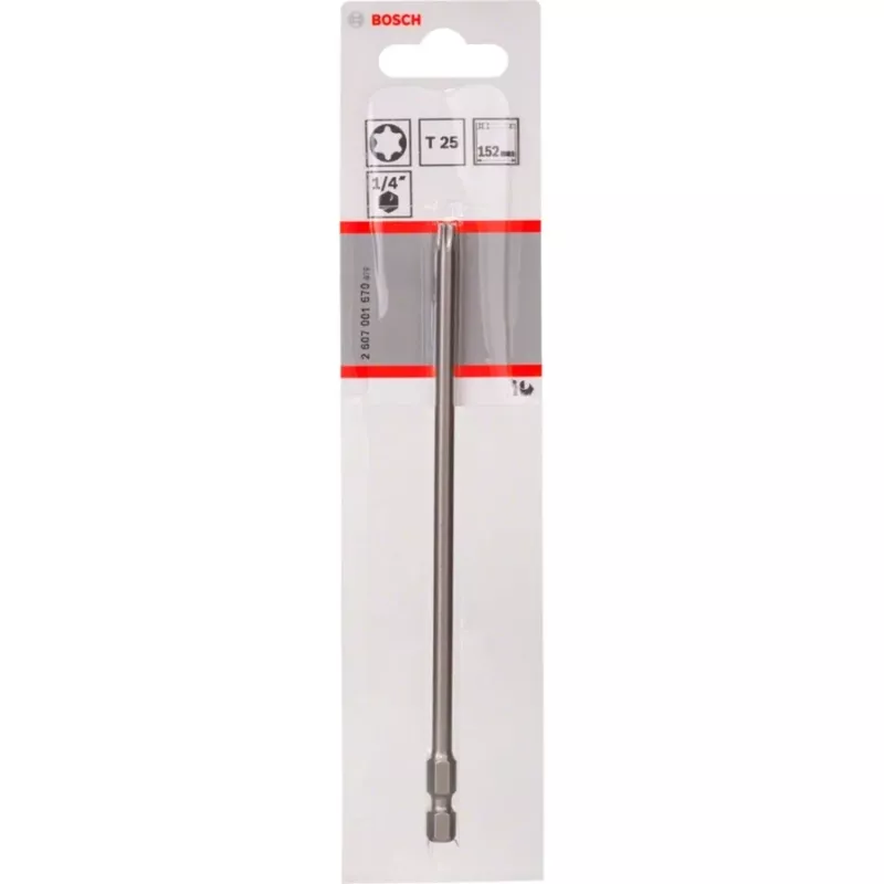 Atsuktuvo antgalis Bosch 2607001670 T25 ypač kietas 152 mm