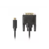 Vaizdo kabelio adapteris LANBERG CA-CMDV-10CU-0030-BK, USB Type-C į DVI-D, 3 m, juodas