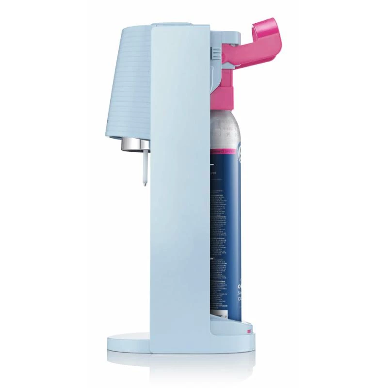 “SodaStream” gazuoto vandens aparatas “Terra” šviesiai mėlynas QC su CO2 ir 1 l PET buteliu