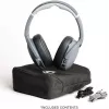 Ausinės Skullcandy Crusher Evo — laidinės ir Bluetooth, pilkos, 40 h atkūrimo, USB-C, AUX, sulankstomos