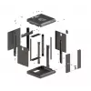 Wall mounted rack Lanberg WF11-3306-10B 6U Juoda 30 kg capacity