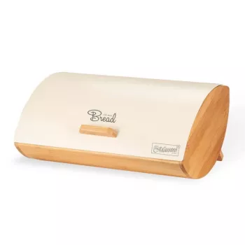 Maestro MR-1775-IVORY duonos dėžė Kita Smėlinė, Mediena Bambukas, Metalas
