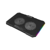 FURY GUNBAI G3 Laptop Cooling Pad 14.1–17.3 su 2 ventiliatoriais, RGB apšvietimu, 2× USB