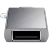Satechi USB-C adapteris į USB 3.0 Space Gray – kilnus dizainas ir aukšta kokybė – kompaktiškas dizainas – – – (179979)