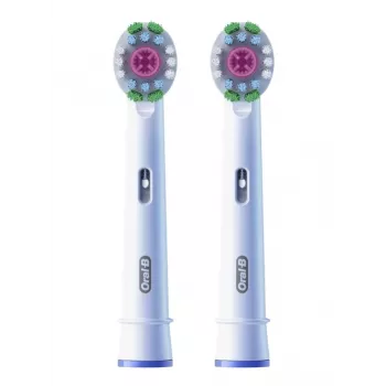 Dantų šepetėlių galvutės Oral-B 3D WHITE EB18-2 – keičiamos galvutės, pakuotėje 2 vnt.