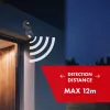 Maclean MCE25 GR sieninis judesio ir prieblandos jutiklis, 180°, 1200W maks., pilka