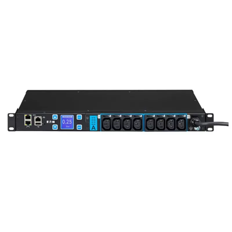 Eaton EMAH28 maitinimo skirstymo įrenginys (PDU) 8 kintamosios srovės lizdai 1U juodas