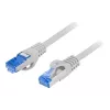 Tinklo kabelis LANBERG Cat6a S/FTP PCF6A-10CC-0300-S RJ-45 3 m Pilkas, LSZH, 500 MHz, CCA, Ø6 mm