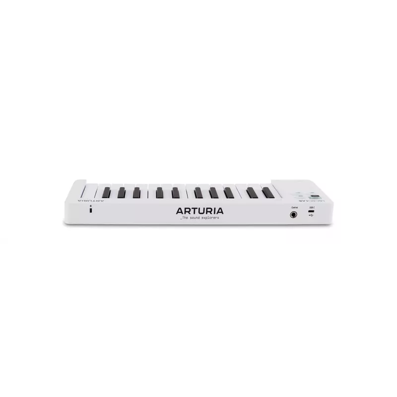 “Arturia MicroLab mk3” MIDI klaviatūra 25 klavišai USB balta
