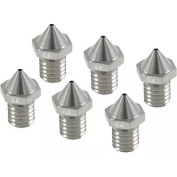 Purkštukų rinkinys „Flashforge Creator 3 Pro“ – atsarginiai purkštukai 0,4 mm, 0,6 mm, 0,8 mm